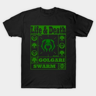 Golgari Swarm | Life & Death | MTG Green on Black Guild Design T-Shirt